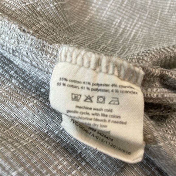 Donni One Size Womens Neutral Grey Long Open Front Cardigan - Picture 6 of 8